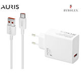 EV TİPİ USB / TYPE-C SALİSE ÖLÇERLİ 120W ŞARJ CİHAZI