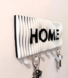 Dalgalı Home Yazılı Duvar Askılı Anahtarlık - Anahtarlık Askısı (22X10 CM)