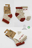 Love Dog Penye Soket Çorap 2'li  Bej