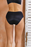 Yüksek Bel Slip Külot Siyah (brf22071)