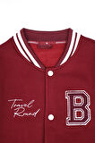 BRG Bordo Erkek Kolej Regular Fit Ceket