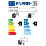 Bridgestone Turanza 6 215/50R18 92W 4x4 Yaz Lastiği (Üretim Yılı: 2026)