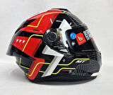 MT Targo S Brik C5 Şeffaf Vizörlü Kapalı Kask Parlak Renk V-14b S