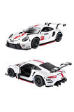 Bburago 18-28013 Porsche 911 RSR GT (2020) 1:24 Scale Model Car, White