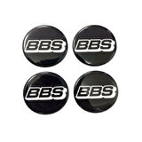 BBS Jant Göbek Arması Siyah Yapıştırma 56mm 4 Adet