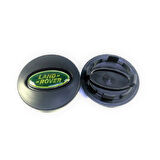 LAND ROVER Jant Göbek Arması Siyah-Yeşil 63mm-45mm 4 Adet