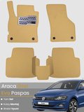 Volkswagen Polo (2017-2025) Uyumlu EVA Paspas Tam Set–Araca Özel,Su Geçirmez,Hızlı ve Kolay Montaj 1883