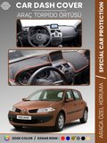 RENAULT MEGANE 2 NAVİGASYONLU BÜYÜK EKRAN (2003-2009) Torpido Örtüsü Ön Göğüs Halı Torpido Koruma