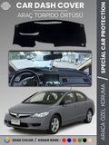 HONDA CIVIC FD6 (2005-2011) Torpido Örtüsü Torpido Koruma Tam Uyum Çatlamayı Önler Kolay Montaj 1765