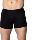 GÜMÜŞ 2 Adet (2XL) Siyah Erkek Renkli Likralı Spor Boxer 3074