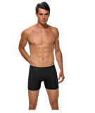 GÜMÜŞ 2 Adet (2XL) Siyah Erkek Renkli Likralı Spor Boxer 3074