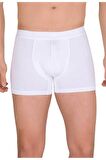 Berrak 2 Adet Beyaz Renk Modal Boxer