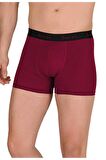 Berrak 6 Adet Bordo Renk Modal Boxer