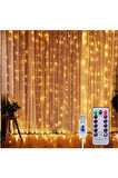 Perde Süsleme Ledi Perde Peri Led 3m X 1m (300CM X 100 CM) 100 Adet Gün Işığı Led