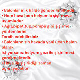 Brokoli Home 2 Adet Kalp Folyo Balon Mor Renk Uçan Balon 45 Cm 18 İnç
