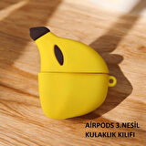 Brokoli Home Airpods 3.nesil uyumlu 3d Kopçalı Kulaklık Kılıfı