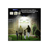 Brokoli Home Led Solar Uzaktan Kumandalı 3 Modlu Bahçe Garaj Lambası,Bahçe Lambası