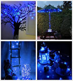 Ev Balkon Ve Parti İçin 3 Metre Pilli Mavi Renk Peri Led Yılbaşı Süsü Işık