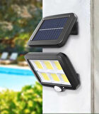 Brokoli Home Güneş Enerjili Lamba Led Sokak Dış Ortam Solar Bahçe Aydınlatması Su Geçirmez Sensörlü Kablolu 5mt Kablolu