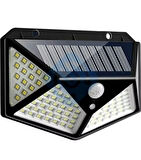 Brokoli Home Güneş Enerjili Hareket Sensörlü Ip65 Suya Dayanıklı 100 Led Lamba Solar Bahçe Aydınlatması