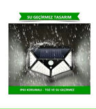 Brokoli Home Güneş Enerjili Hareket Sensörlü Ip65 Suya Dayanıklı 100 Led Lamba Solar Bahçe Aydınlatması