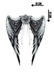 Geçici Melek Kanadı Dövme Tattoo