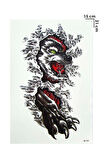 Geçici Kurt Dövme Tattoo