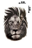 Geçici Aslan Figürlü Dövme Tattoo