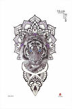 Motifli Bengal Kaplanı Geçici Dövme Tattoo