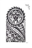 Maori Geçici Dövme Tattoo