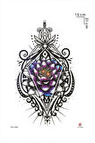 Çiçek Motifli Geçici Dövme Tattoo