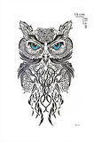 Baykuş Geçici Dövme Tattoo