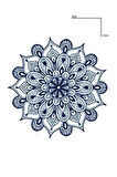 Mandala Figürlü 12 Saat Sonra Kararan Geçici Dövme Tattoo