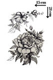 Geçici Gül Figürlü Dövme Tattoo