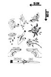 Geçici Karışık Figür Dövme Tattoo