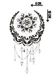 Geçici Düş Kapanı Figürlü Dövme Tattoo