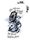 Geçici Çapa Figürlü Dövme Tattoo