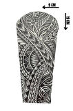 Geçici Maori Model Dövme Tattoo