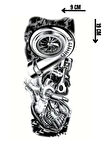 Geçici Makina Figürlü Dövme Tattoo
