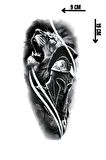 Geçici Aslan Figürlü Dövme Tattoo