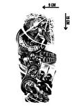 Geçici Karışık Figürlü Dövme Tattoo