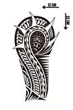 Geçici Tribal Figürlü Dövme Tattoo
