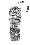 Geçici Yazı Detaylı Dövme Tattoo