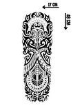 Geçici Tribal Figürlü Dövme Tattoo