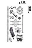 Geçici Karışık Figürlü Mini Dövme Tattoo