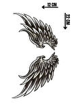 Geçici Kanat Figürlü Mini Dövme Tattoo