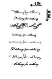 Geçici Yazı Detaylı Mini Dövme Tattoo