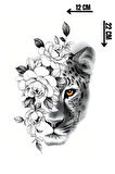 Geçici Kaplan Figürlü Dövme Tattoo