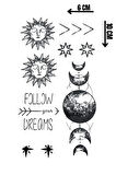 Geçici Karışık Figürlü Mini Dövme Tattoo