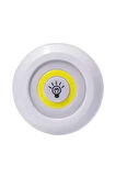 Led Lamba 3'lü Uzaktan Kumandalı Yapışkanlı